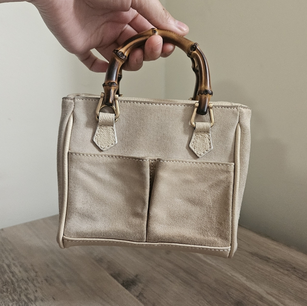 Rare Vintage Gucci Mini Diana - Suede